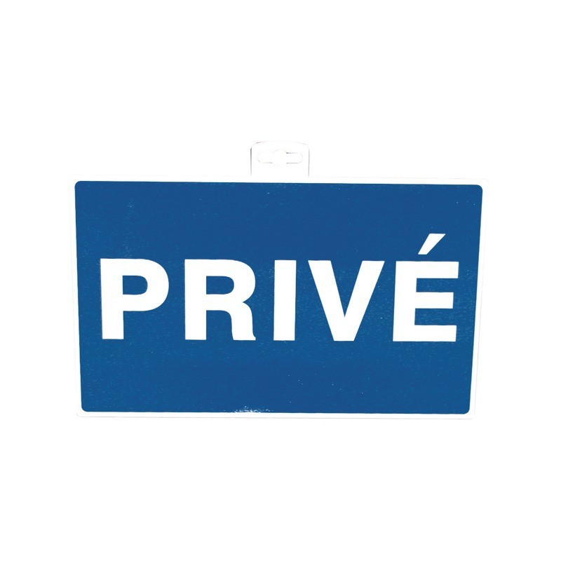 SIGNALETIQUE "PRIVE 330X200"