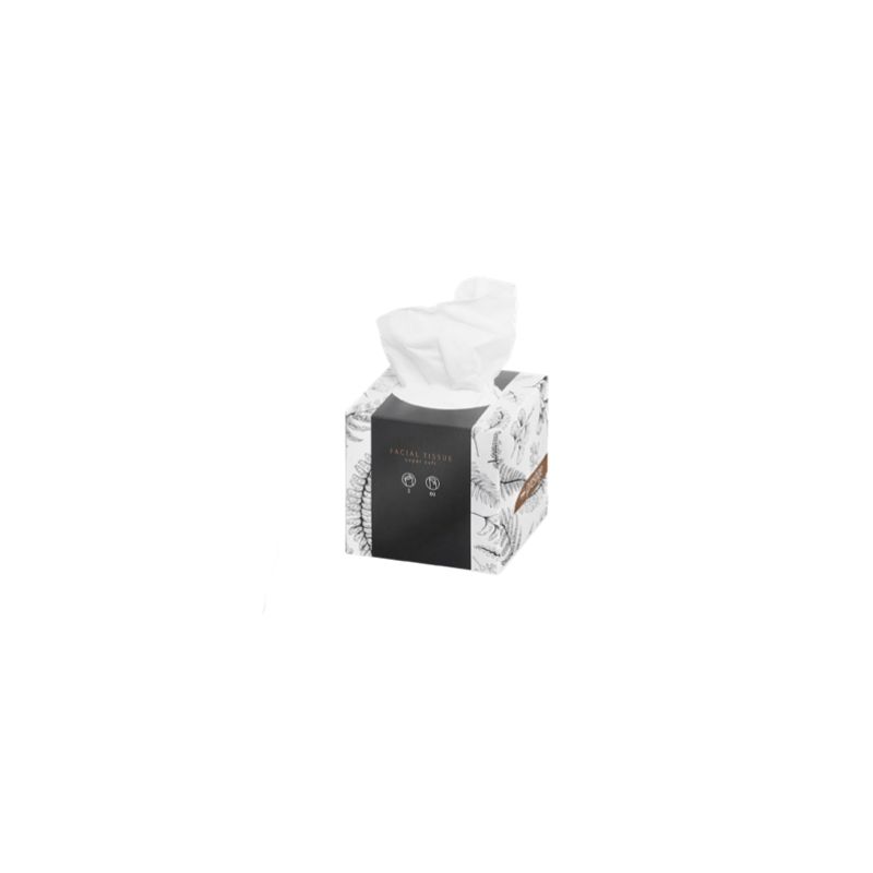 Mouchoirs cosmétiques Cube3 pl. pure ouate blanc -210600 - Ct de 1800