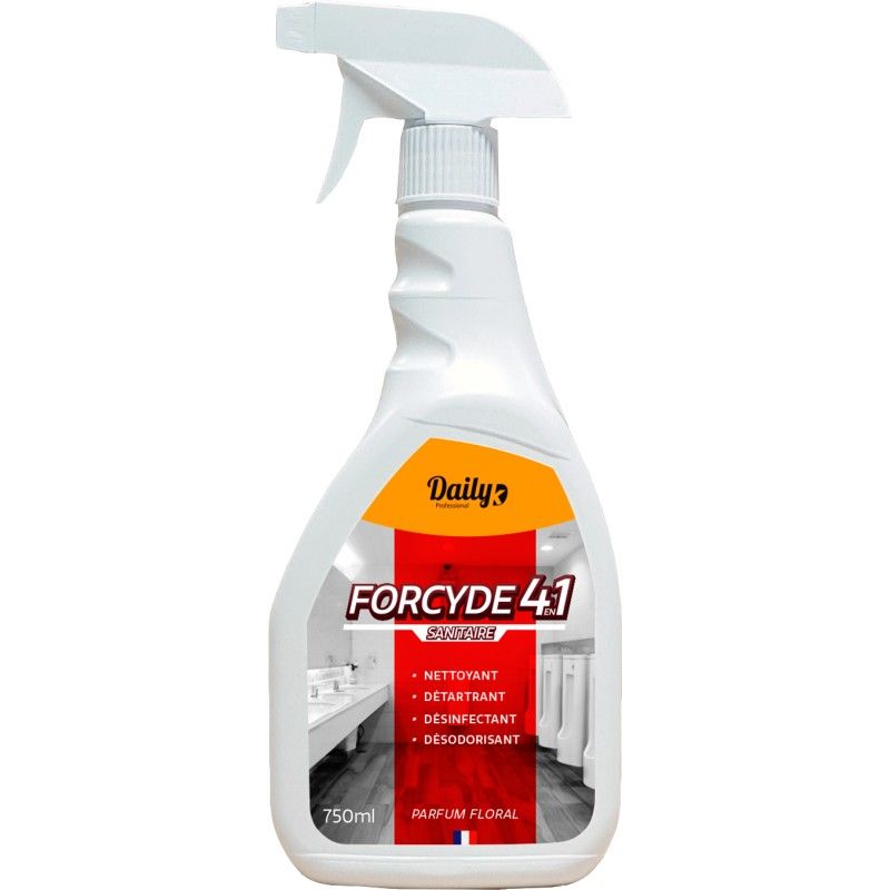 FORCYDE 4 EN 1 Nettoyant désinfectant sanitaire DAILYK 