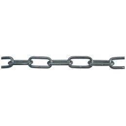 CHAINE DROITE ZINGUE Ø4MM (LIASSE DE 25M) LE METRE