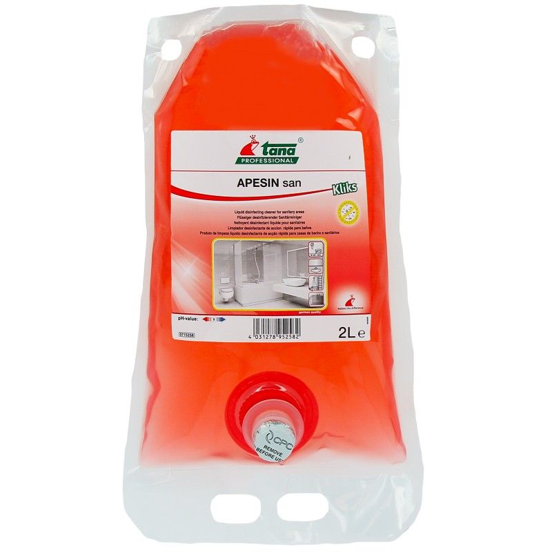 Nettoyant désinfectant APESIN SAN - Ct.2X2L