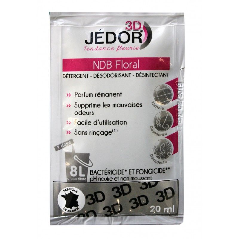 JEDOR 3D Détergent surodorant bactéricide surodorant 